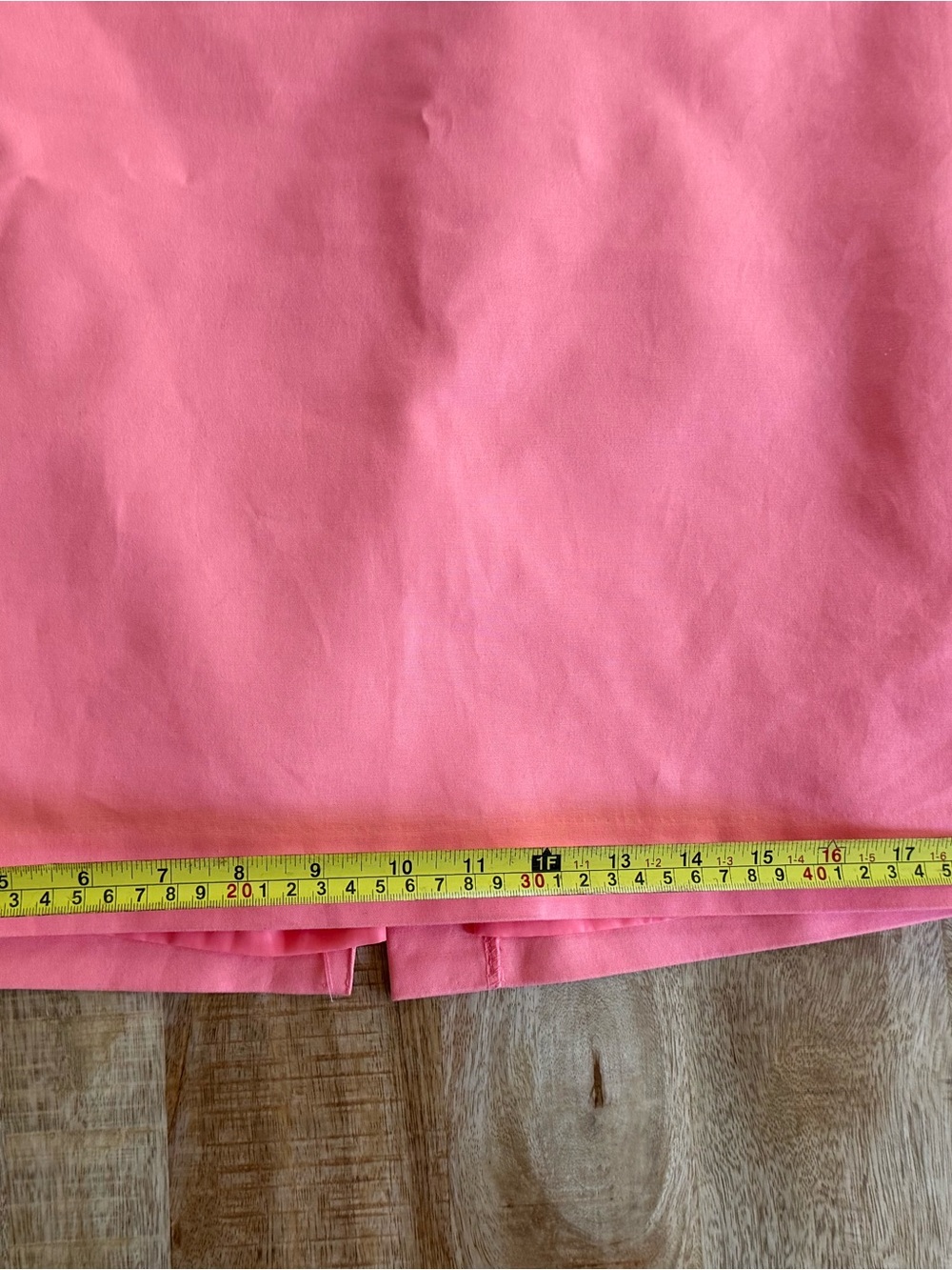 Liz Claiborne Coral Pink Pencil Skirt Size 8 Belted Lined Career Spring - Picture 9 of 10